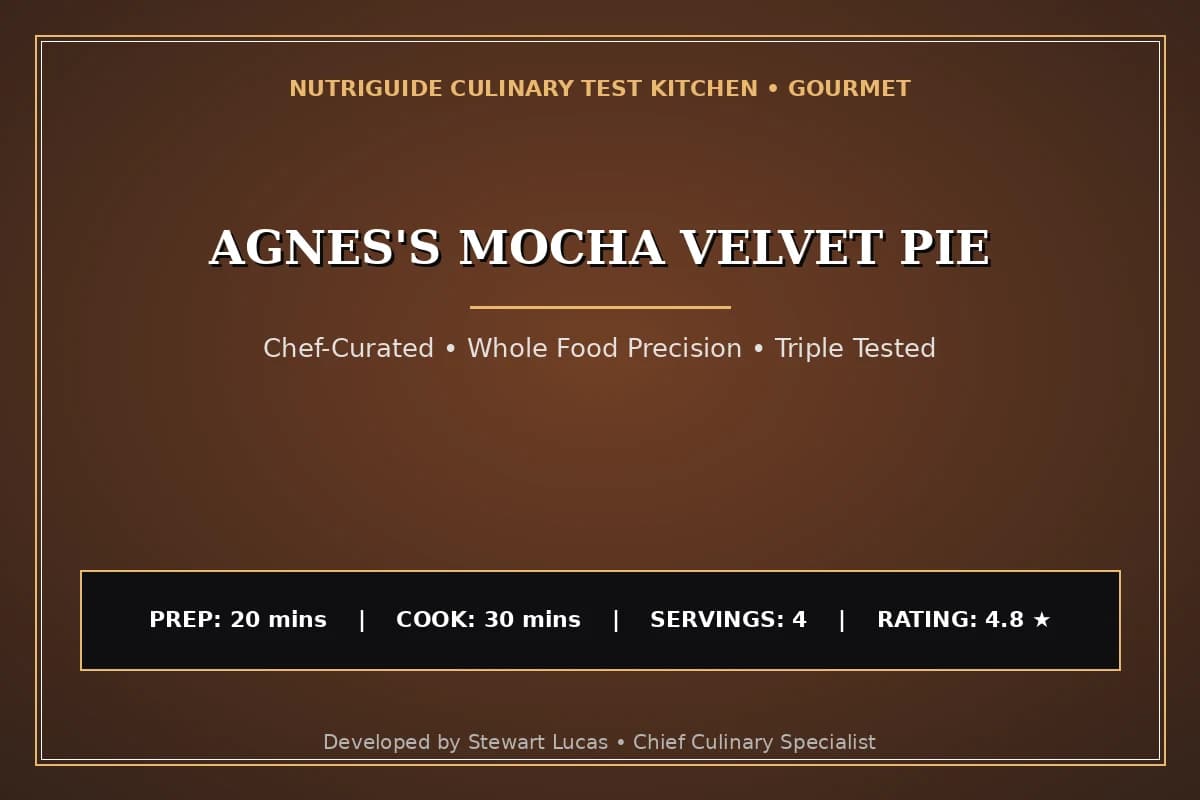 Agnes'S Mocha Velvet Pie