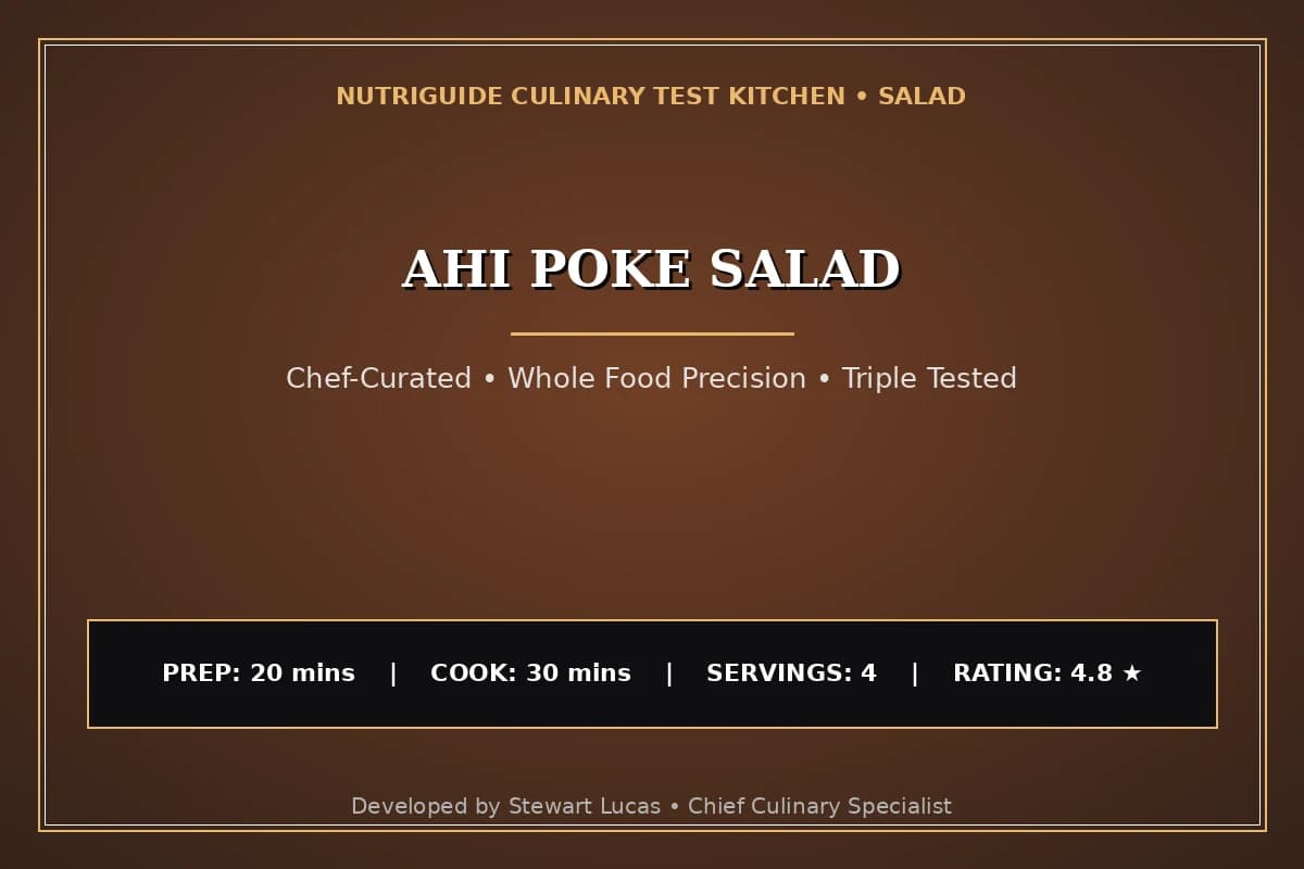 Ahi Poke Salad