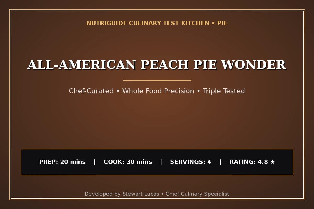 All-American Peach Pie Wonder