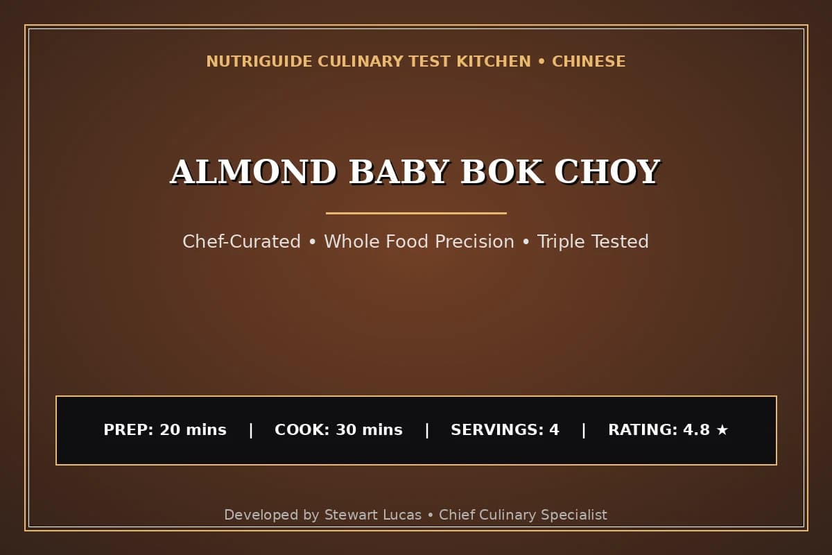 Almond Baby Bok Choy