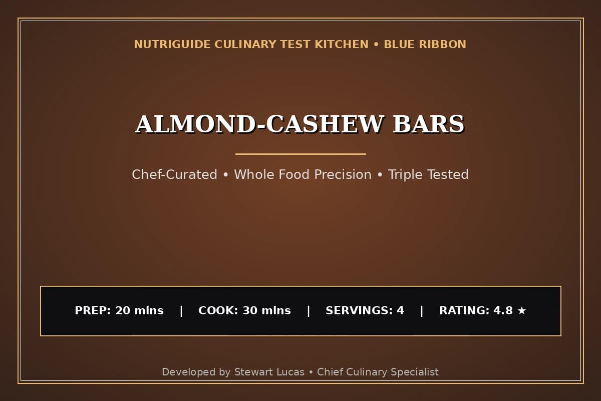 Almond-Cashew Bars