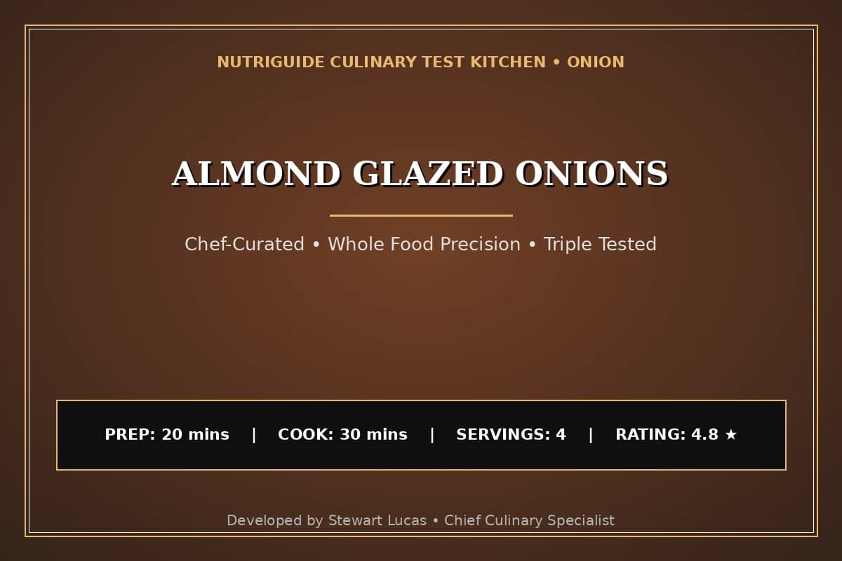 Almond Glazed Onions