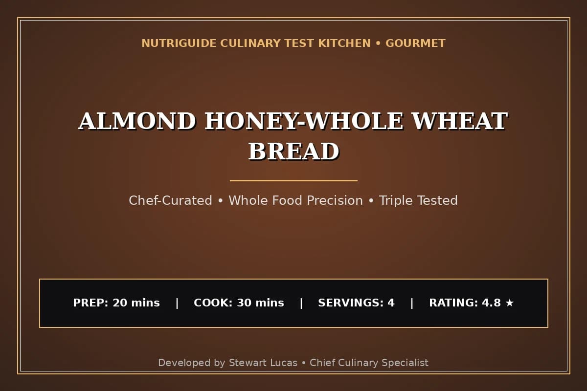 Almond Honey-Whole Wheat Bread