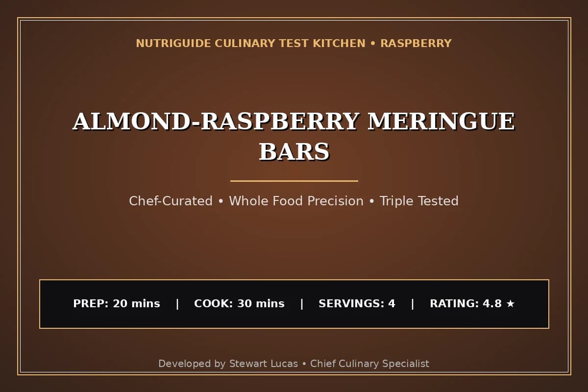 Almond-Raspberry Meringue Bars