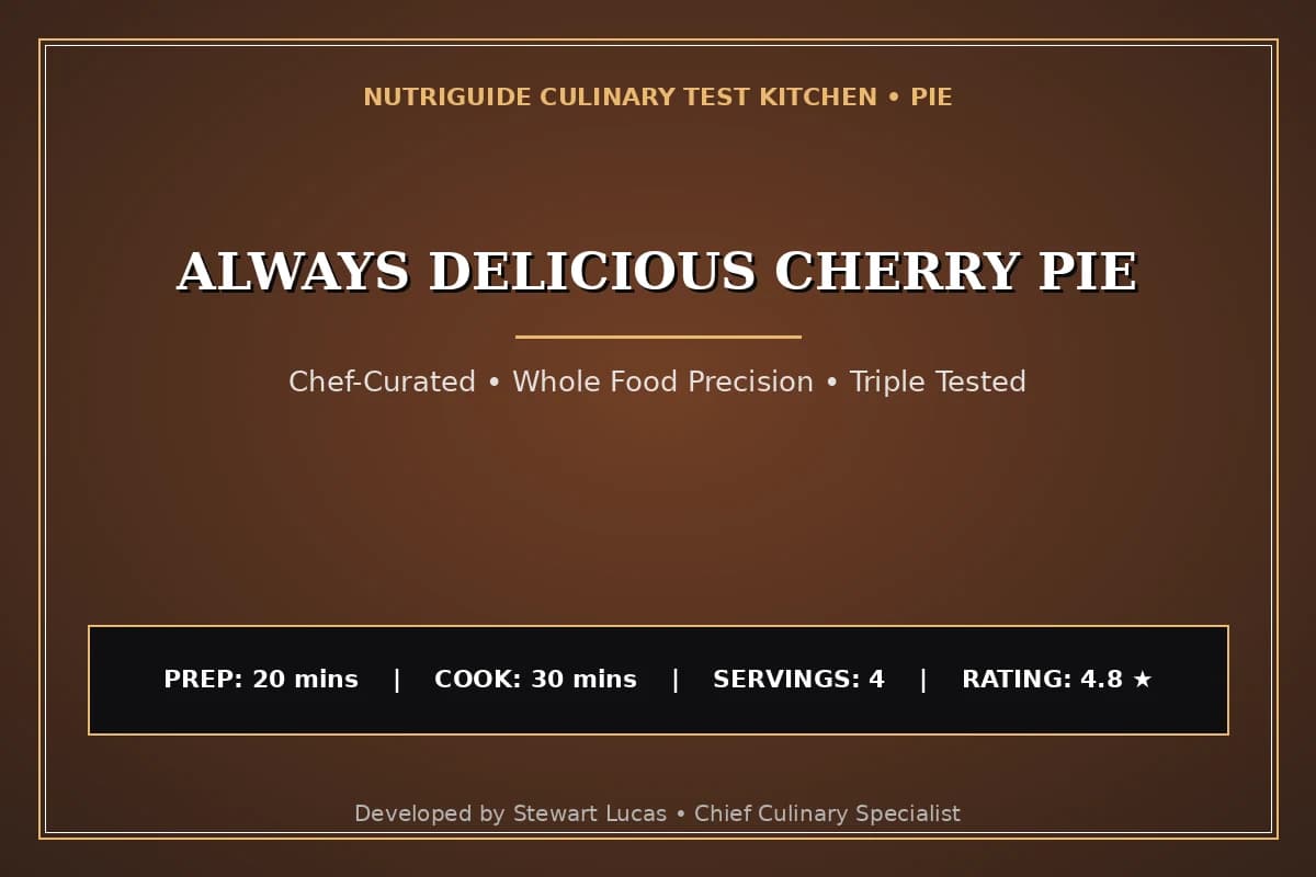 Always Delicious Cherry Pie