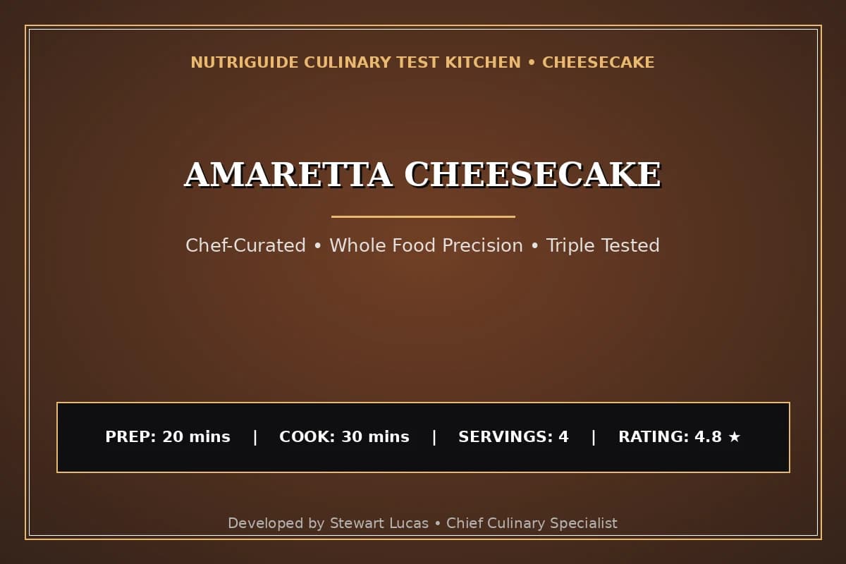 Amaretta Cheesecake