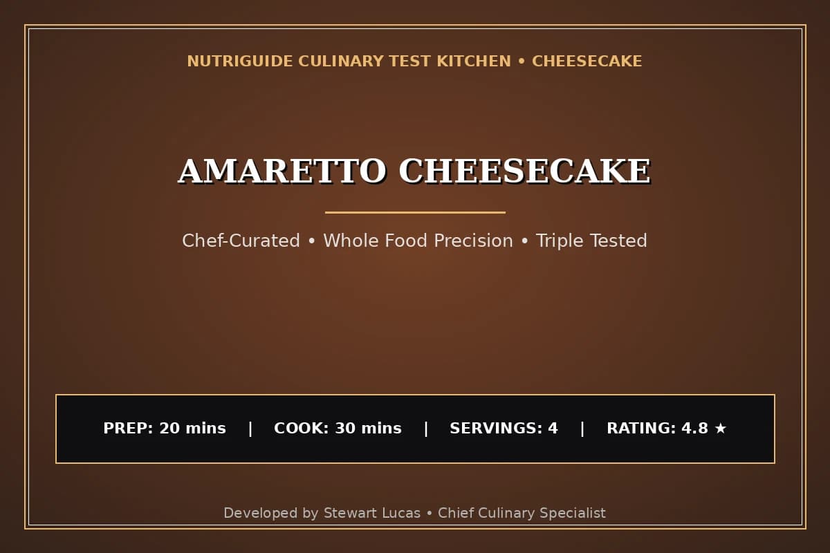 Amaretto Cheesecake
