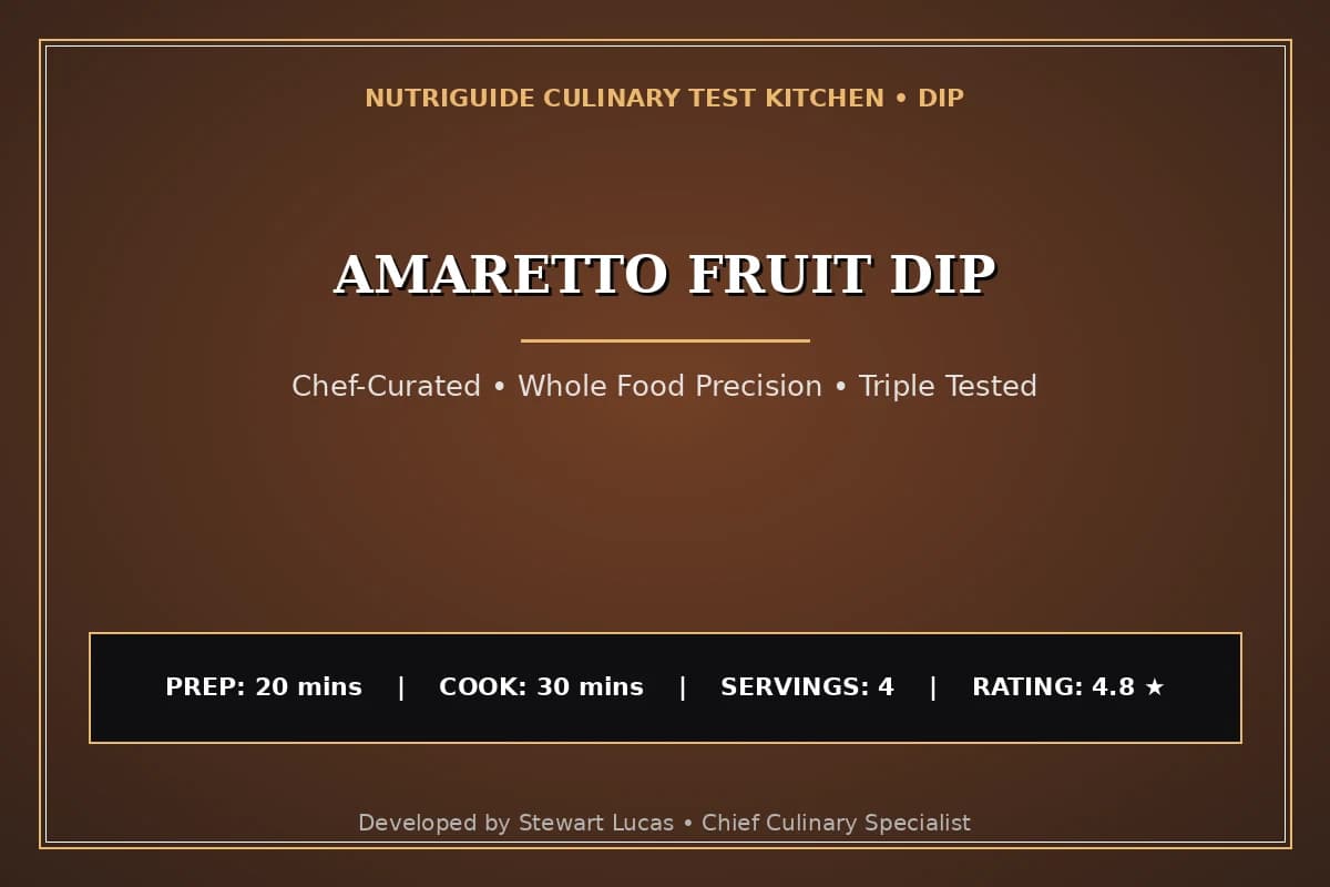 Amaretto Fruit Dip