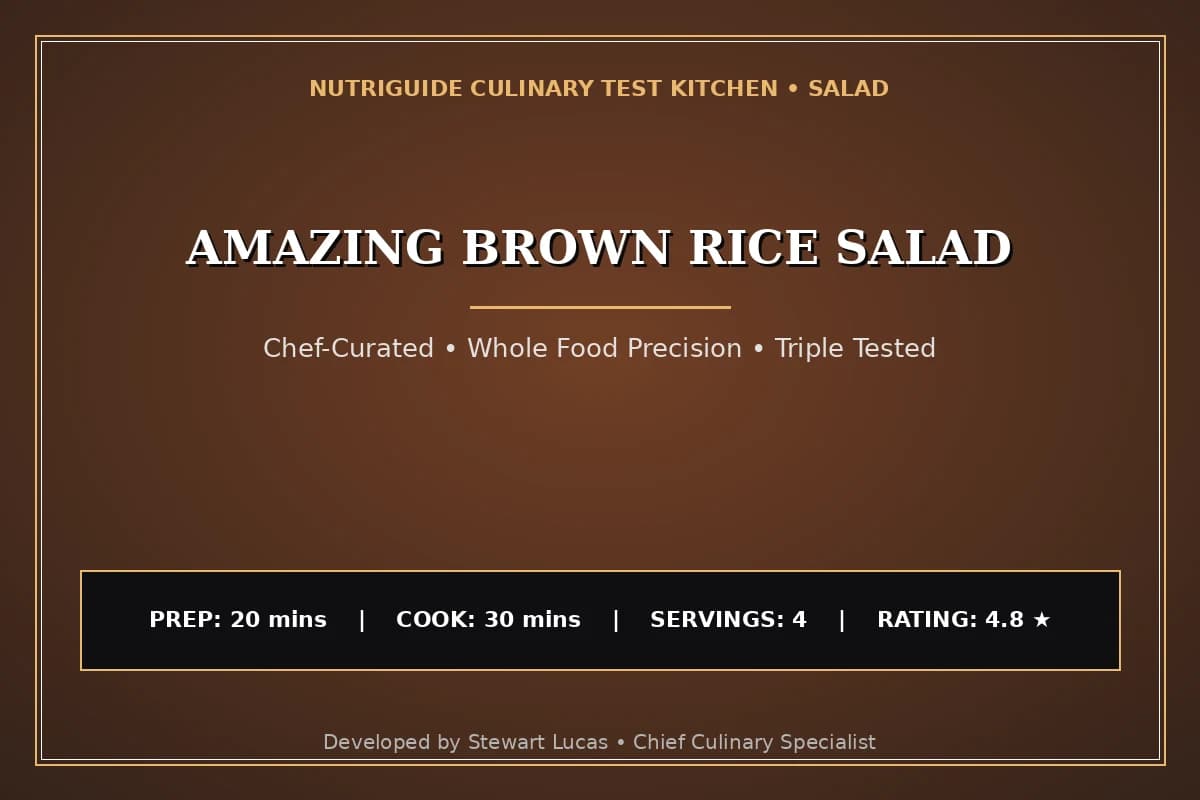 Amazing Brown Rice Salad