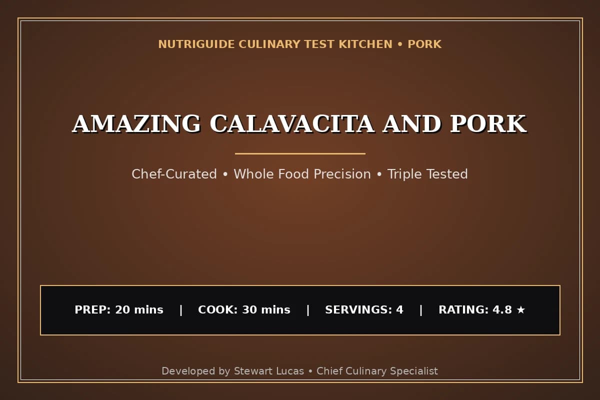 Amazing Calavacita And Pork