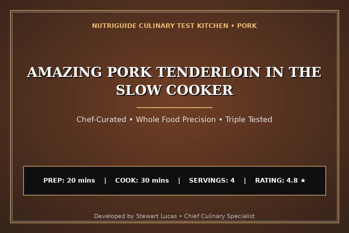 Amazing Pork Tenderloin In The Slow Cooker