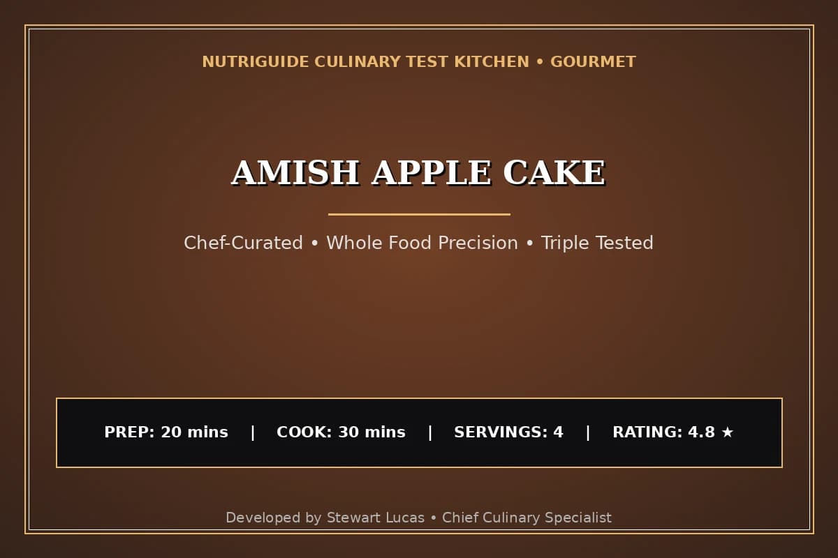 Amish Apple Cake