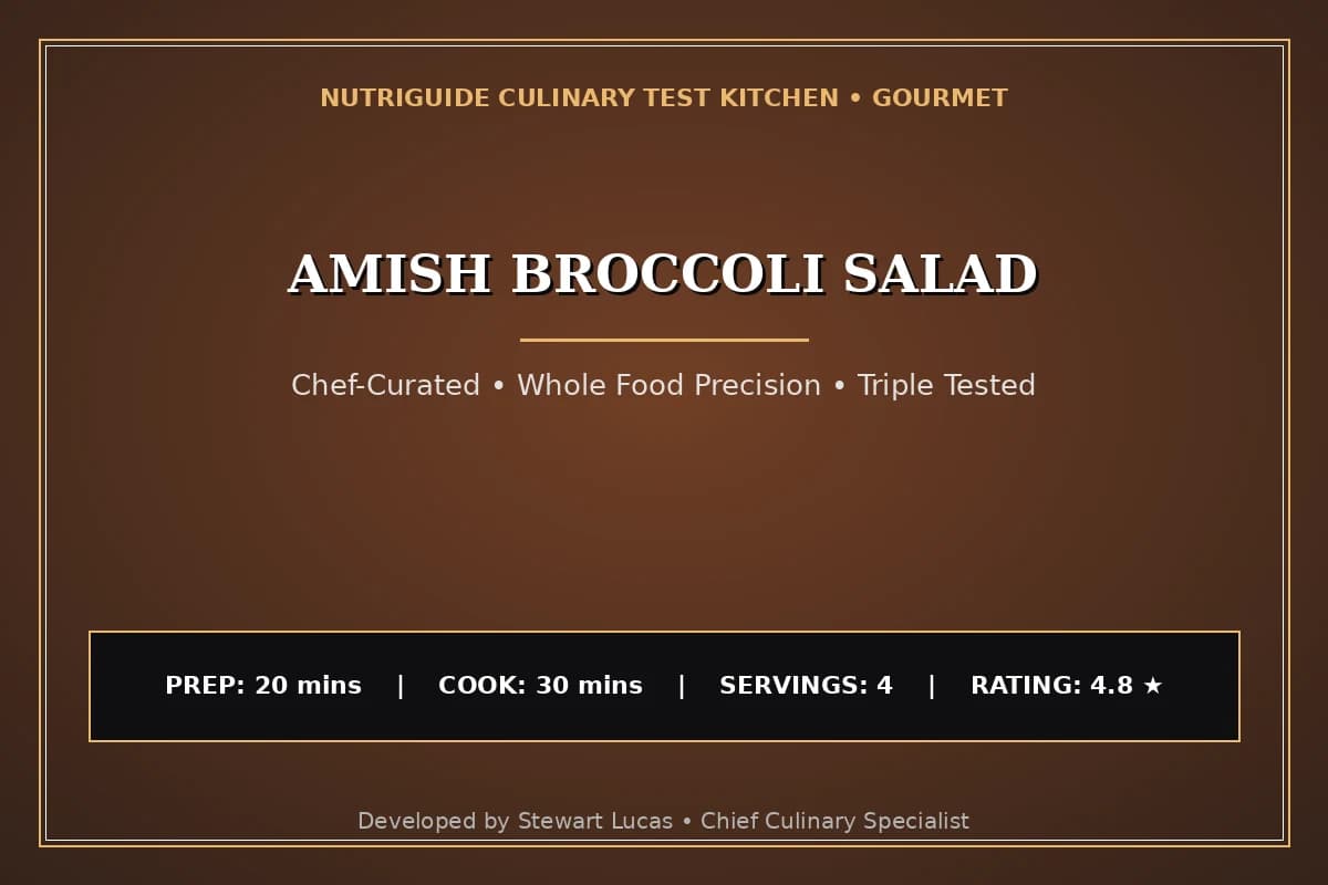 Amish Broccoli Salad