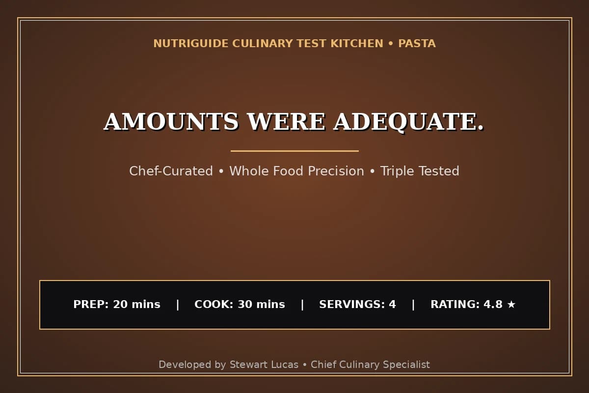 Amounts Were Adequate.