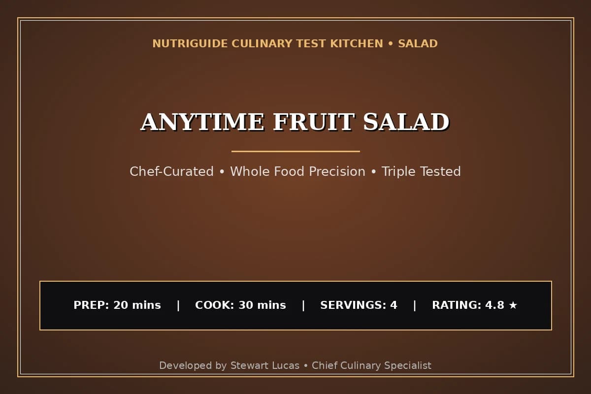 Anytime Fruit Salad
