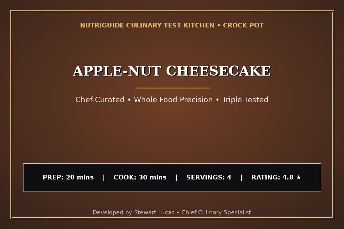 Apple-Nut Cheesecake