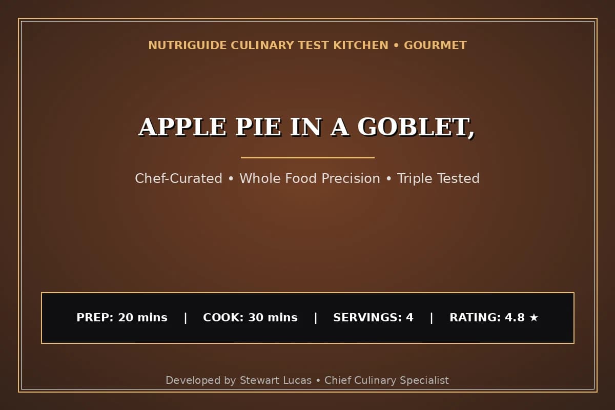Apple Pie In A Goblet,