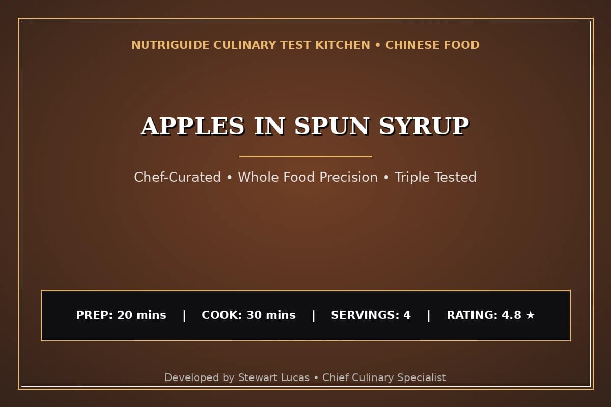 Apples In Spun Syrup
