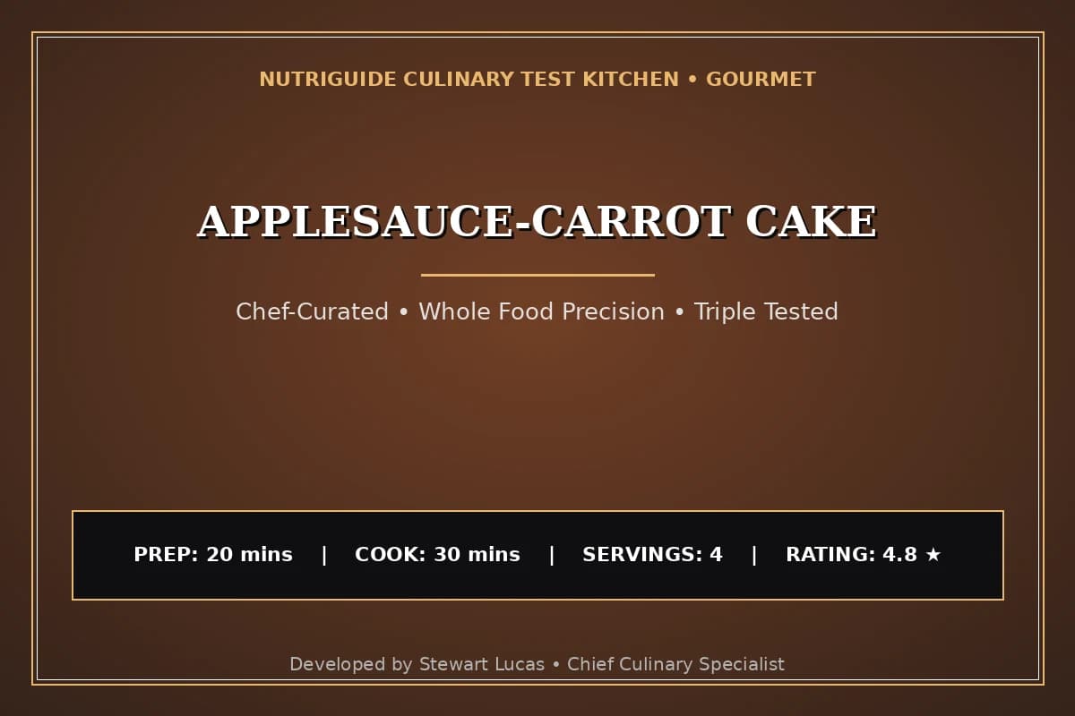 Applesauce-Carrot Cake