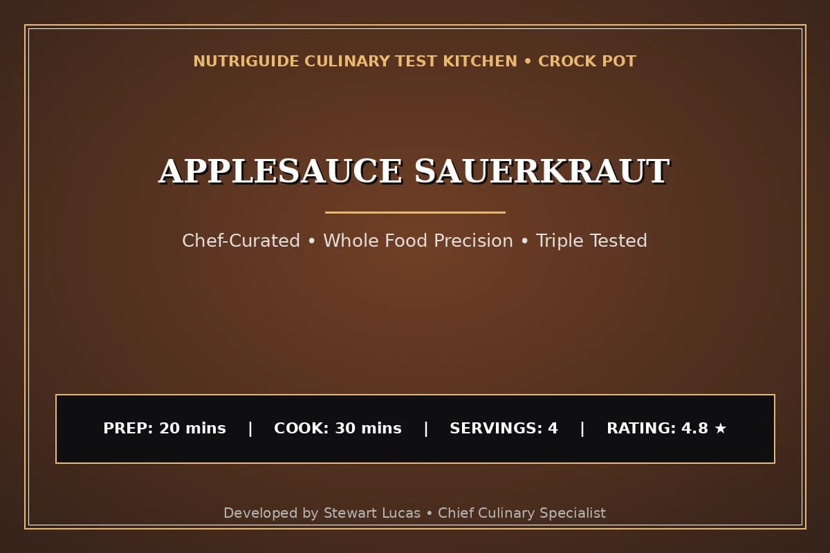 Applesauce Sauerkraut