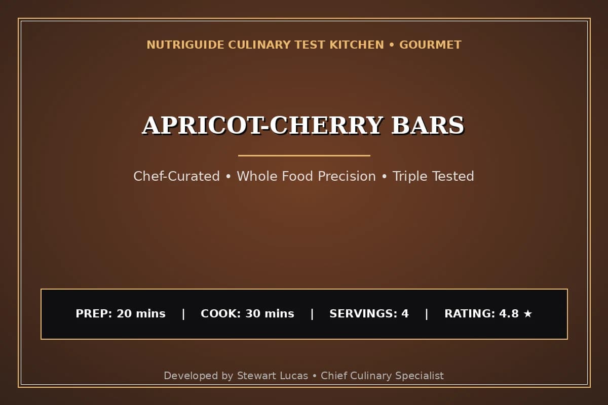 Apricot-Cherry Bars