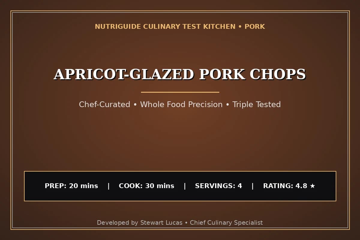 Apricot-Glazed Pork Chops