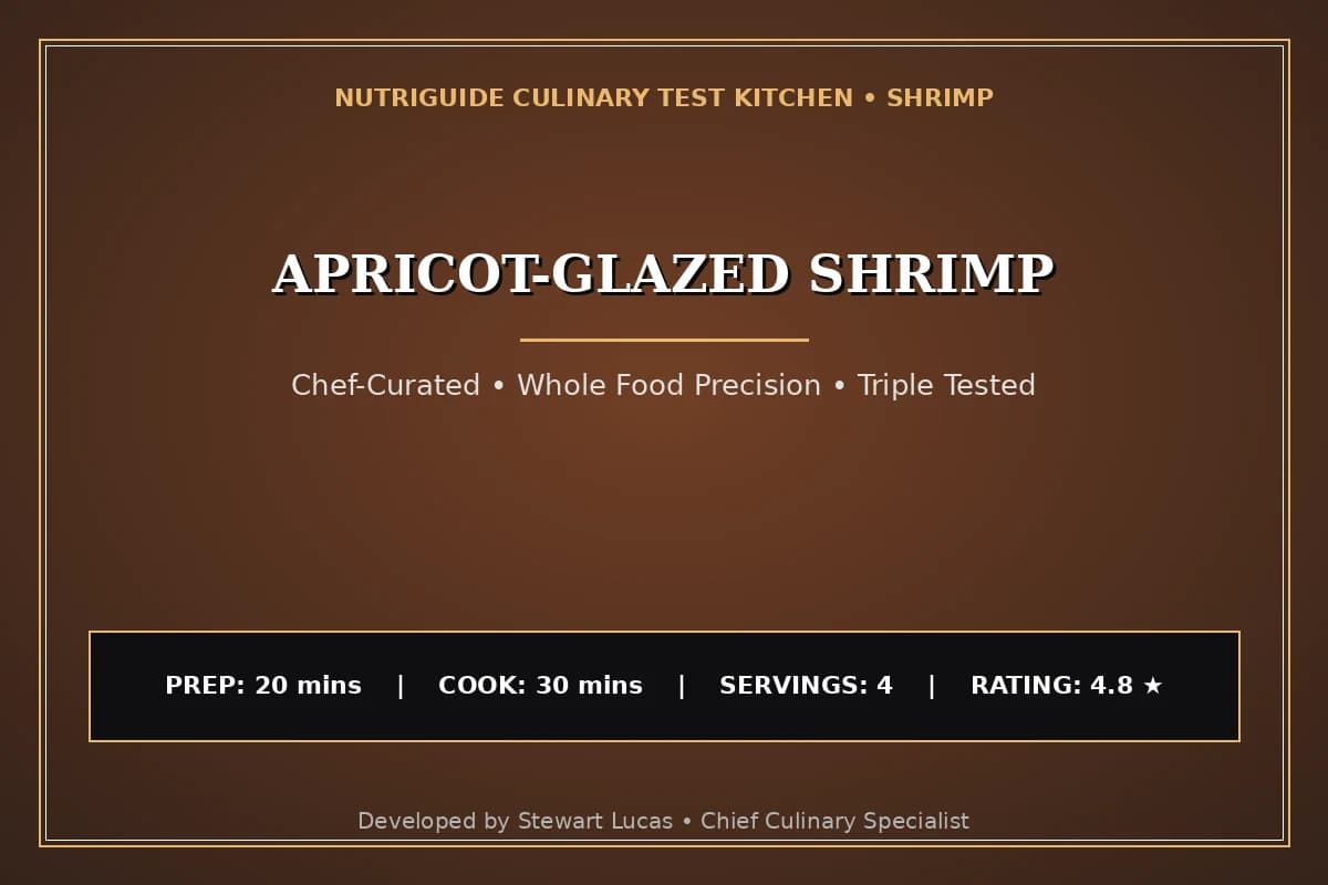 Apricot-Glazed Shrimp