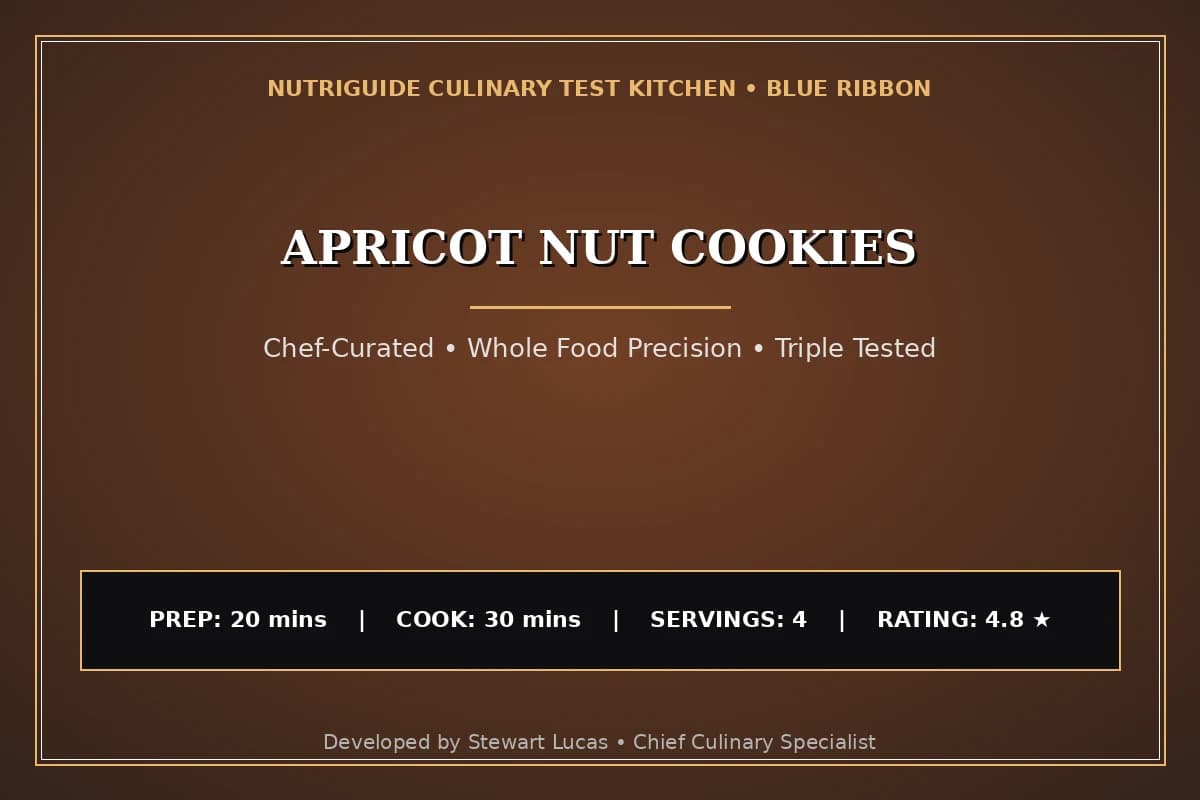 Apricot Nut Cookies