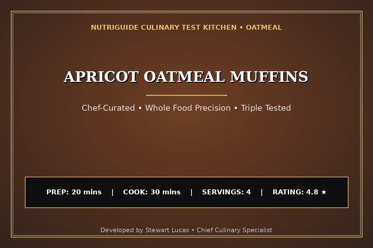 Apricot Oatmeal Muffins