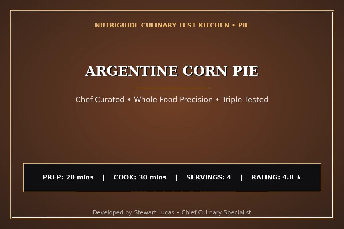 Argentine Corn Pie