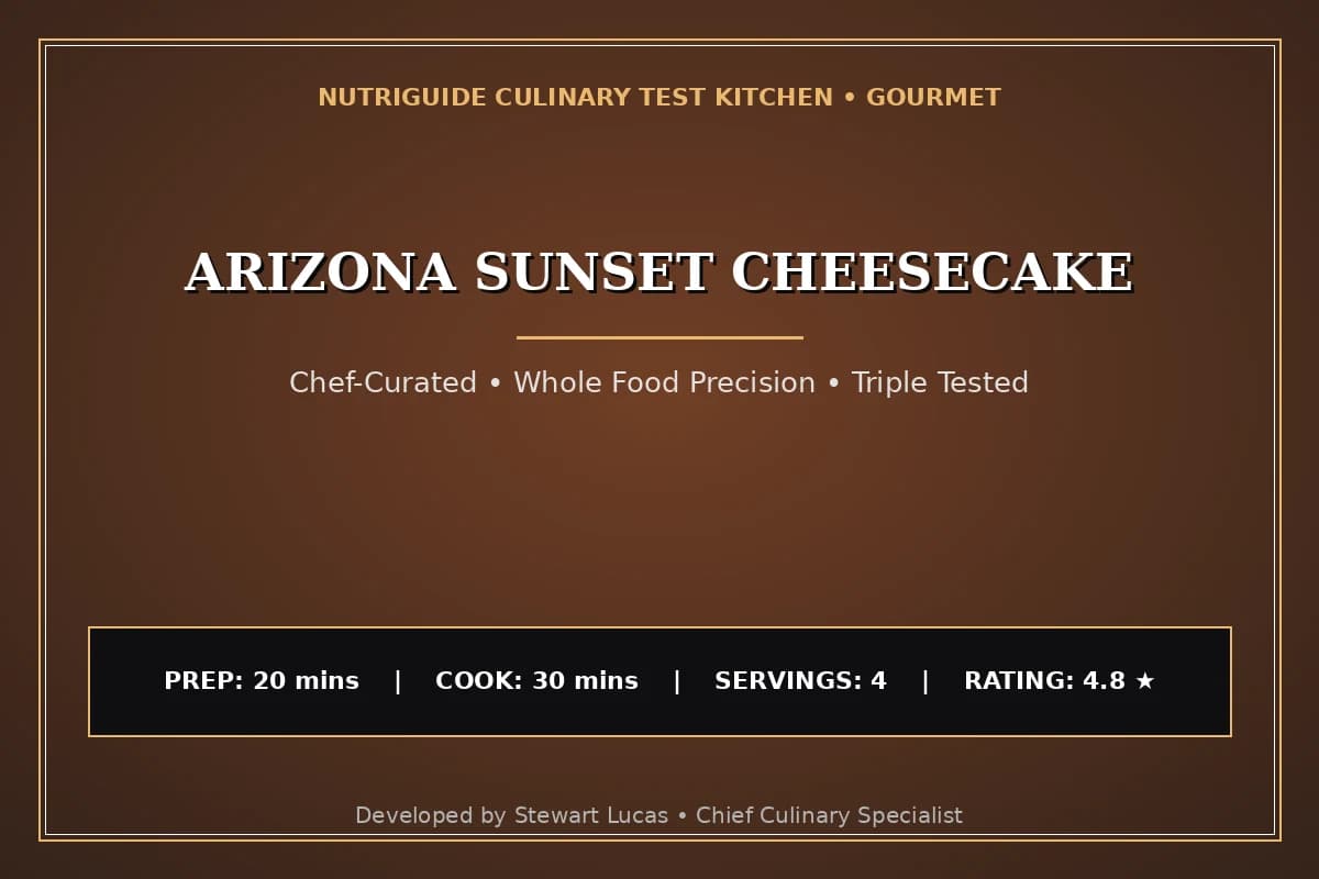 Arizona Sunset Cheesecake