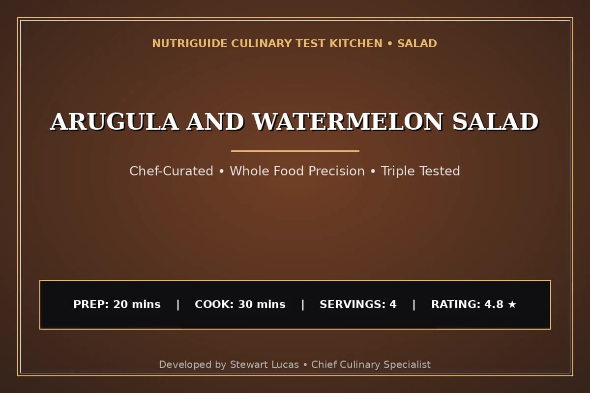 Arugula And Watermelon Salad