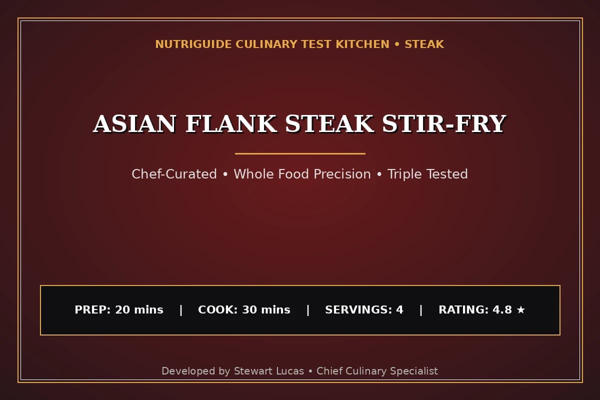 Asian Flank Steak Stir-Fry