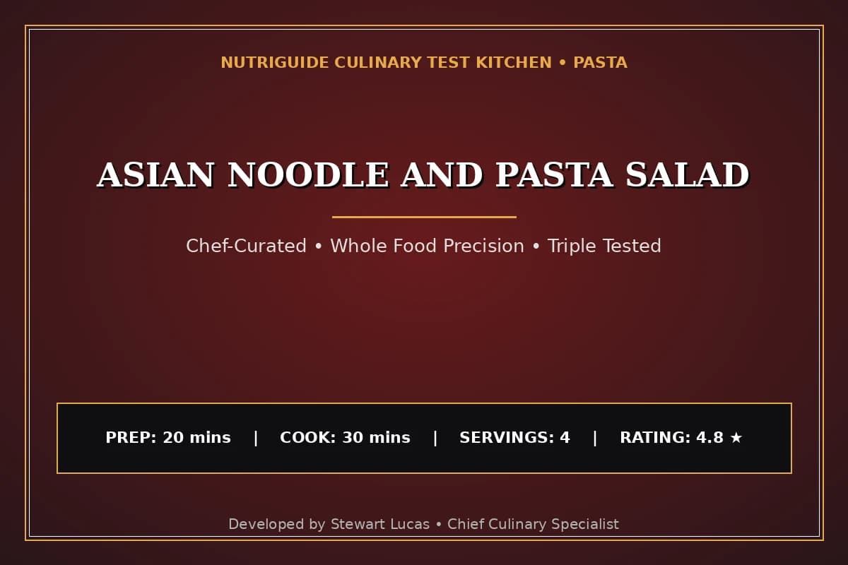 Asian Noodle And Pasta Salad