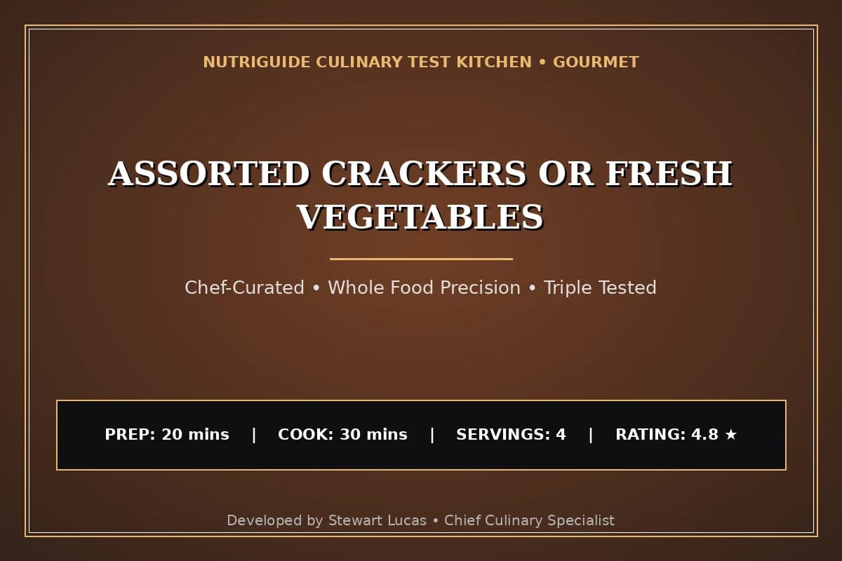 Assorted Crackers Or Fresh Vegetables