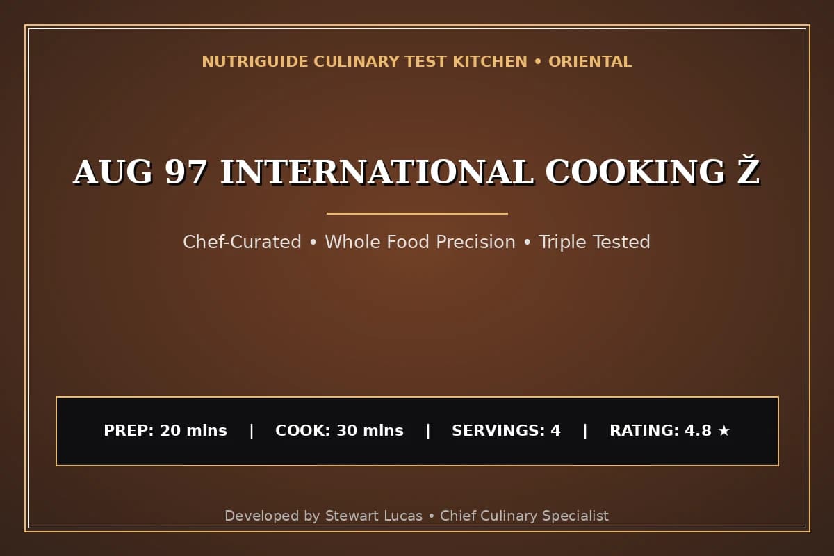Aug 97 International Cooking Ž