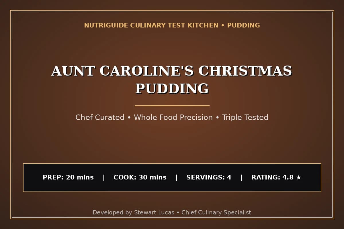 Aunt Caroline'S Christmas Pudding