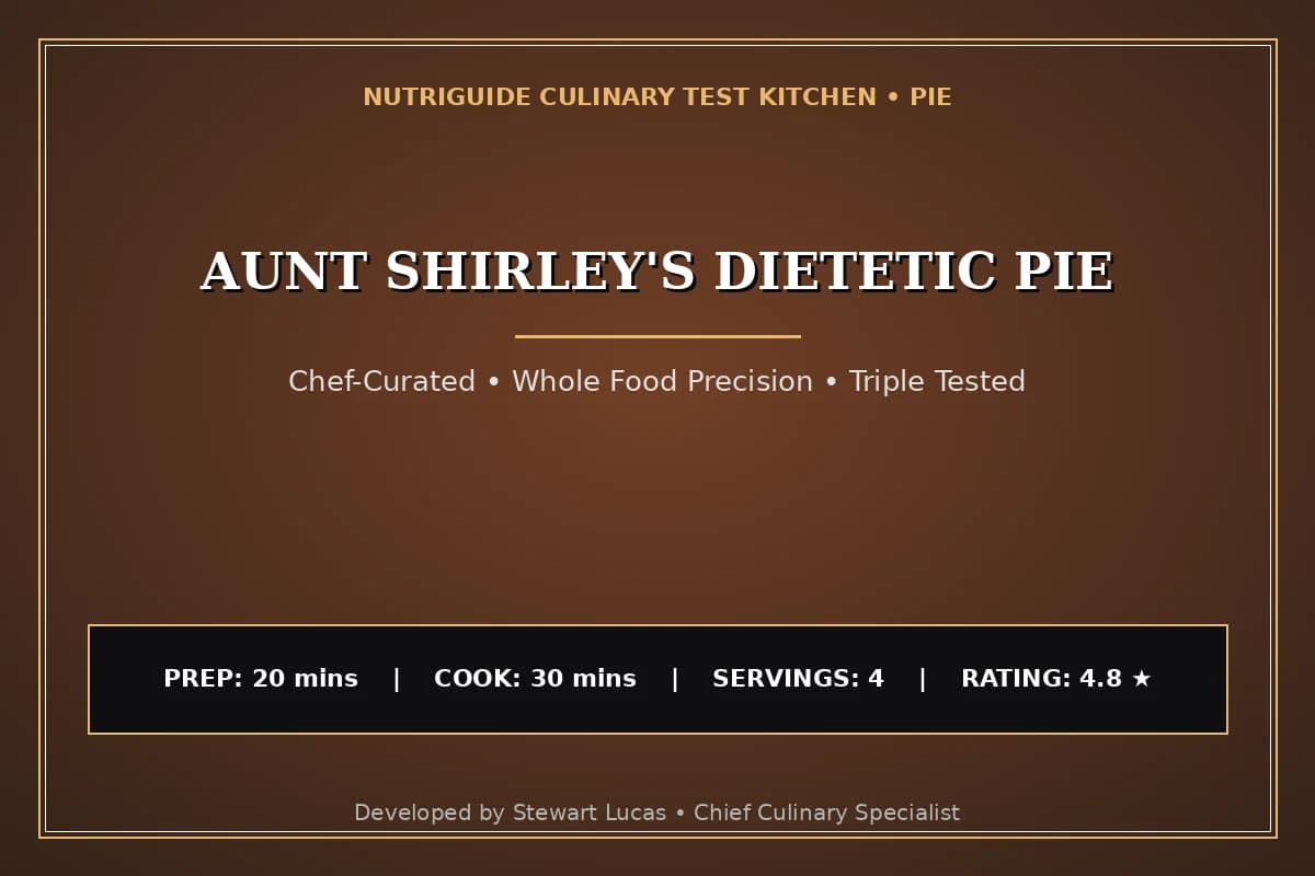 Aunt Shirley'S Dietetic Pie