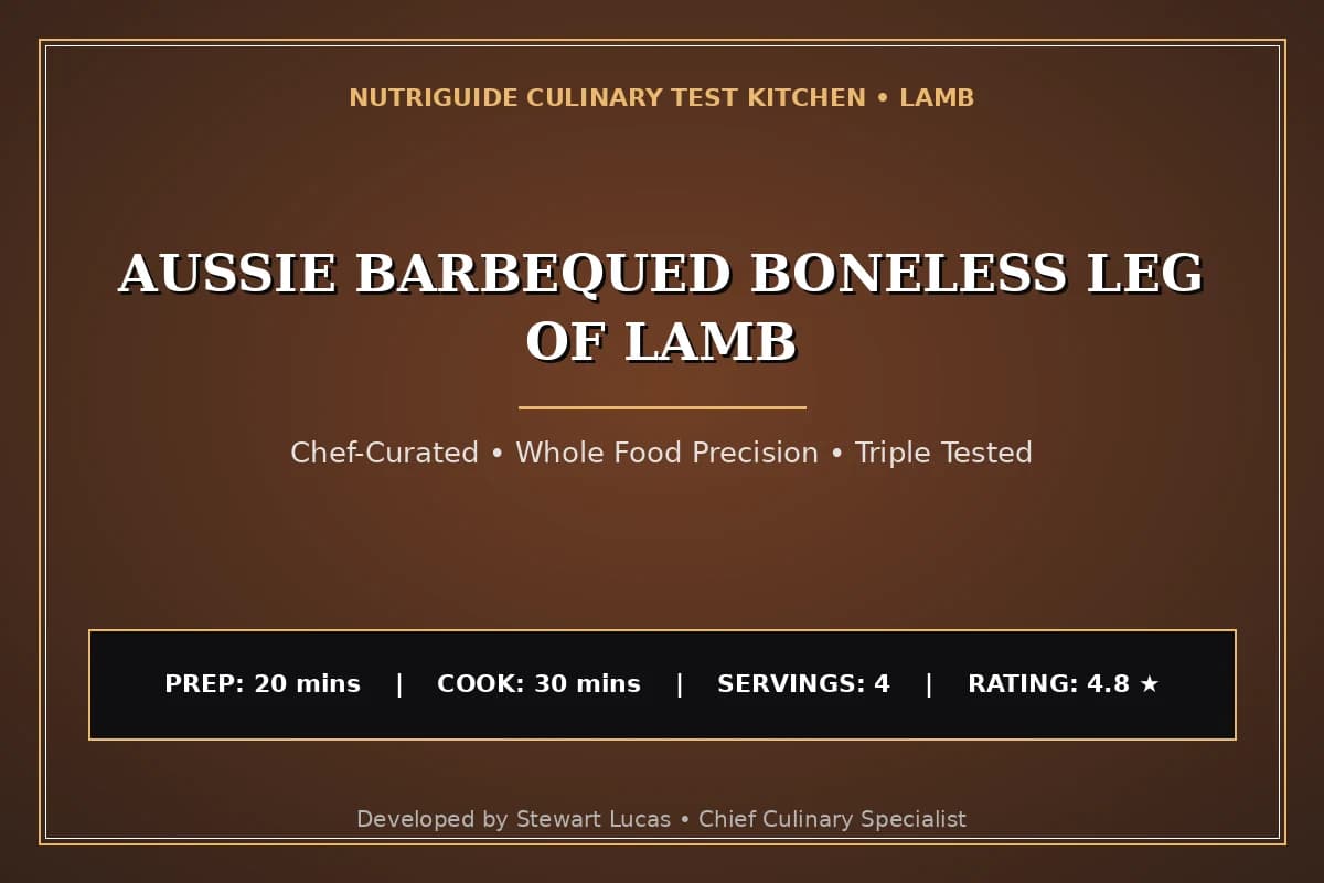 Aussie Barbequed Boneless Leg Of Lamb