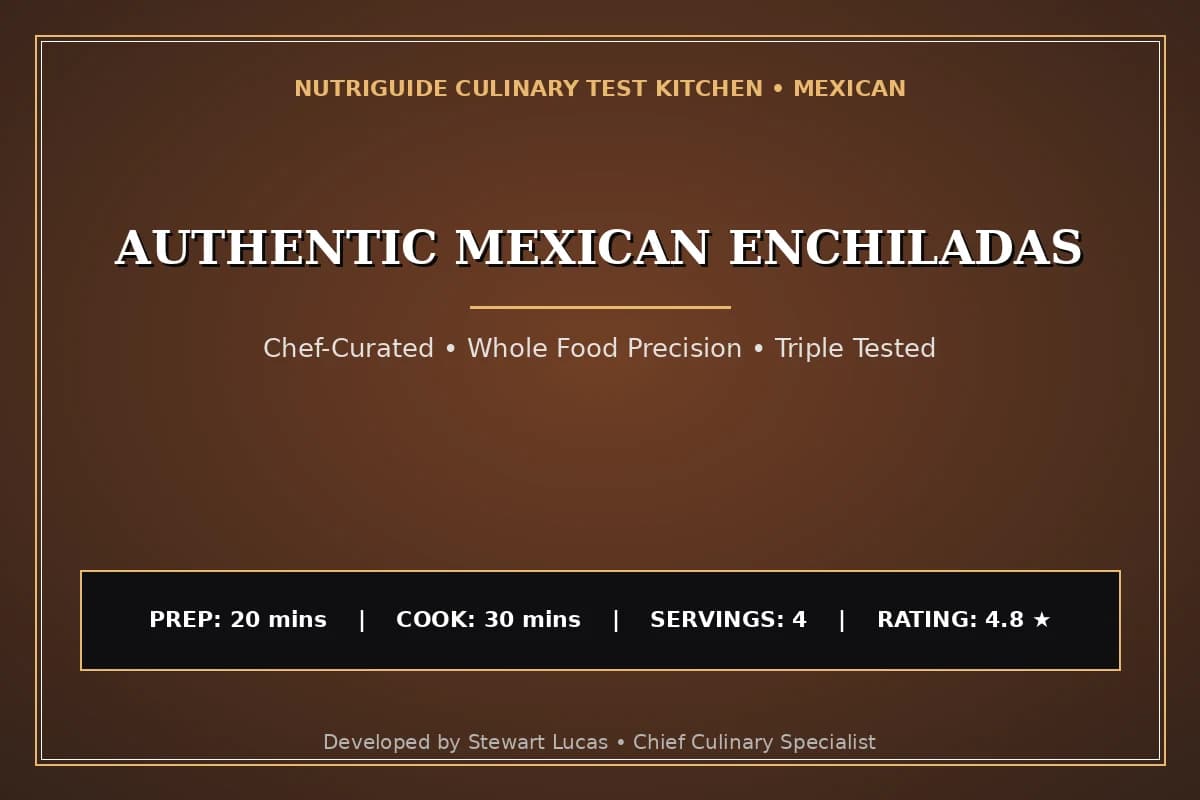 Authentic Mexican Enchiladas