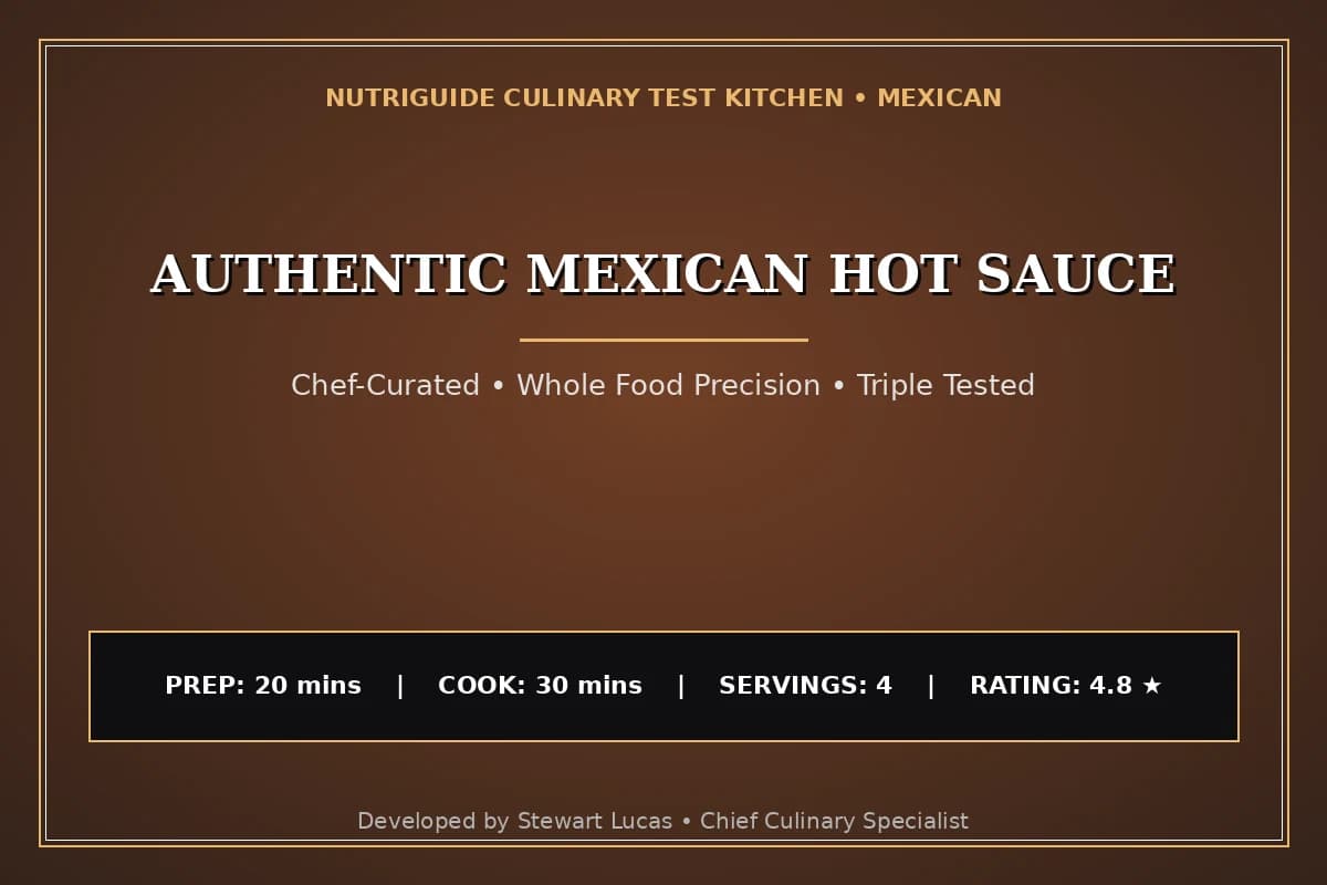 Authentic Mexican Hot Sauce