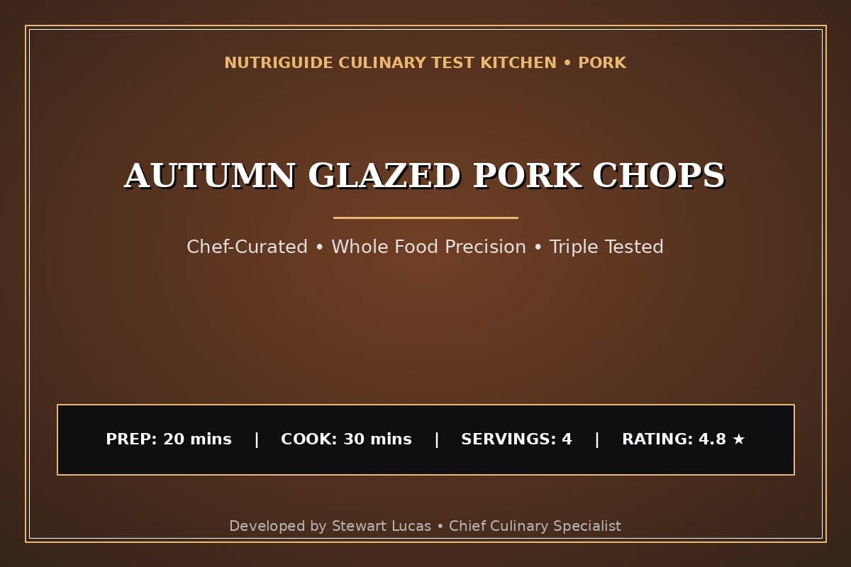 Autumn Glazed Pork Chops