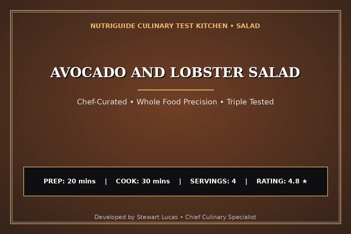 Avocado And Lobster Salad