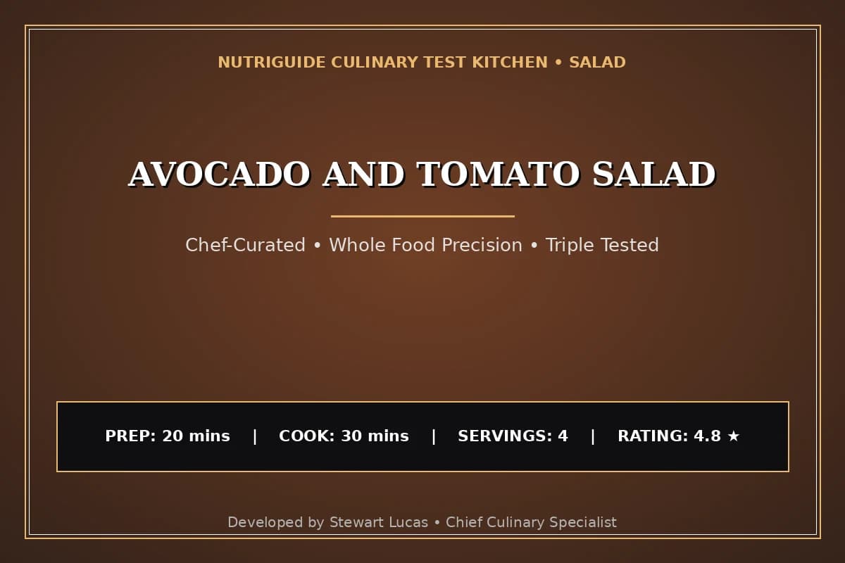 Avocado And Tomato Salad