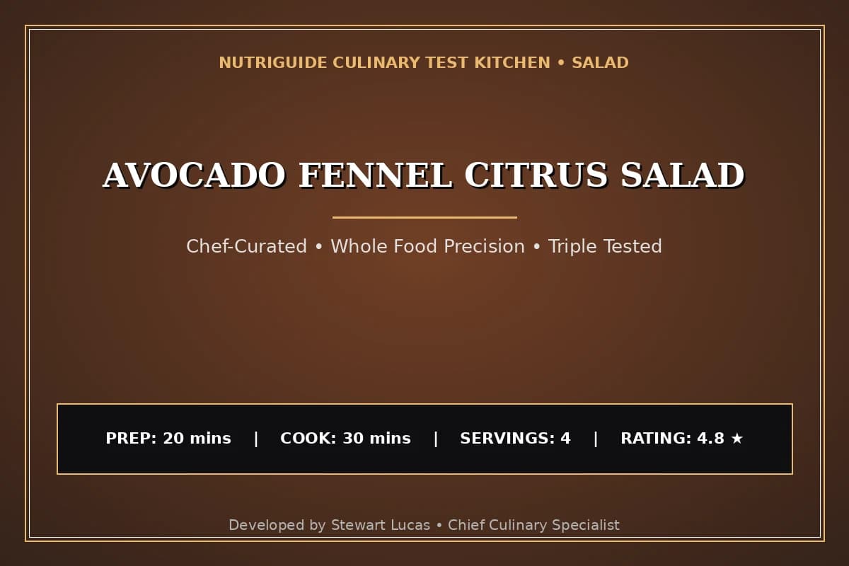 Avocado Fennel Citrus Salad