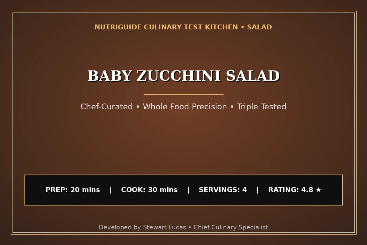 Baby Zucchini Salad