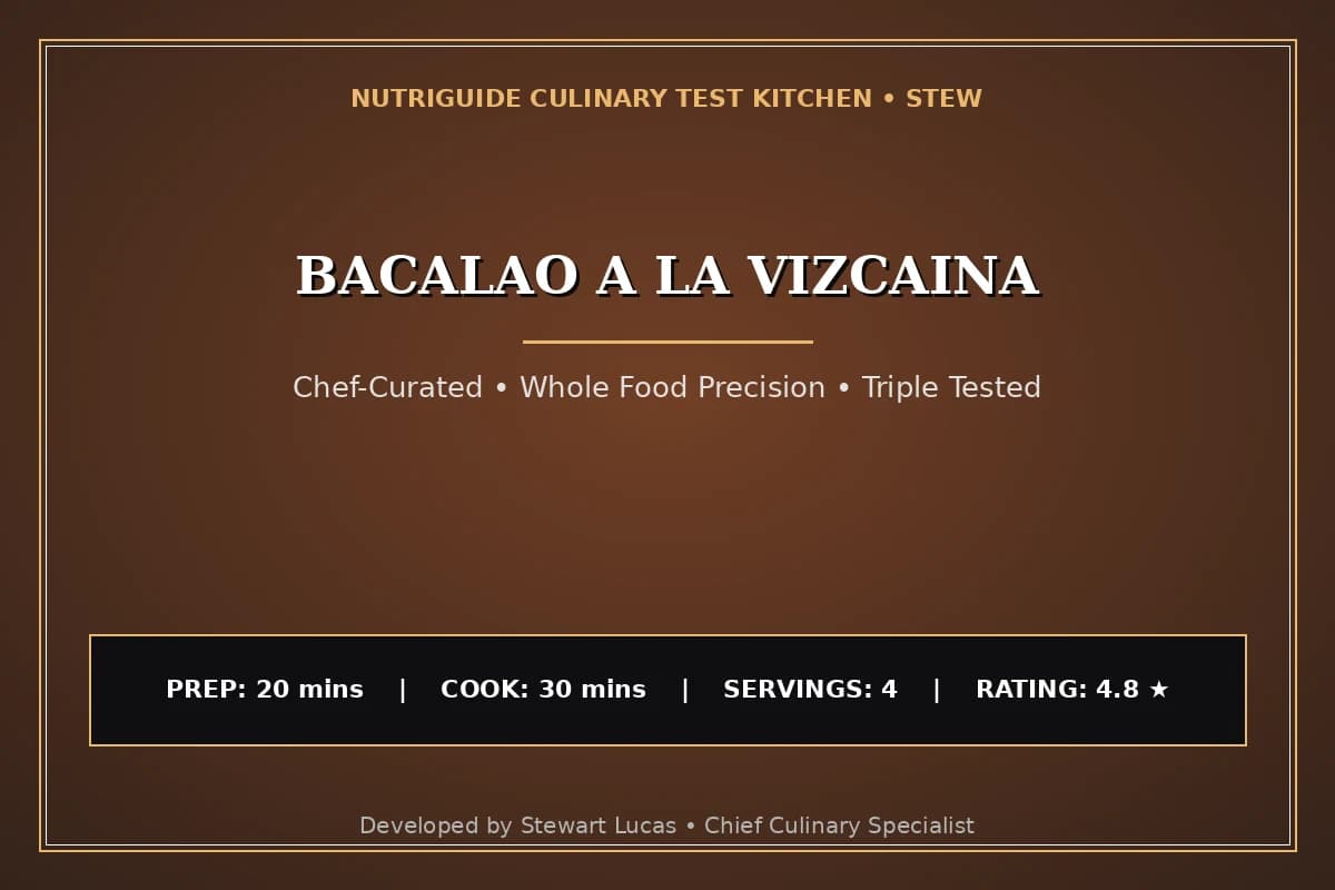 Bacalao A La Vizcaina