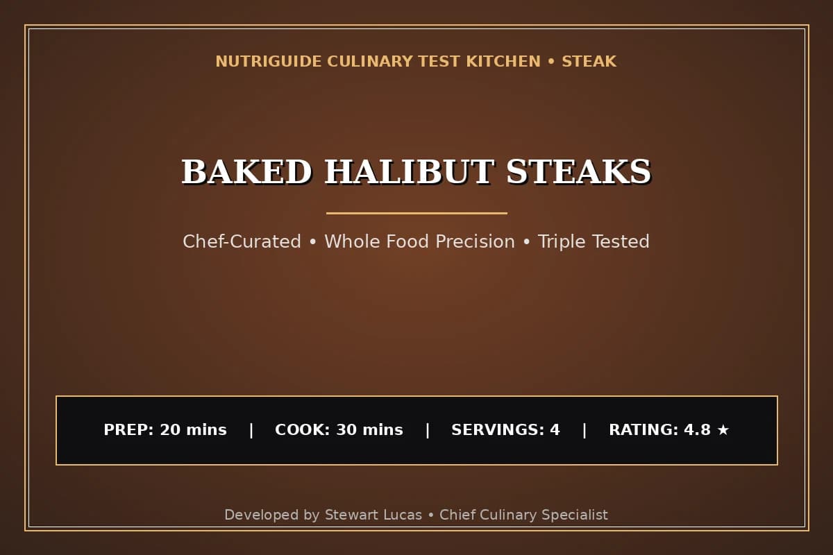 Baked Halibut Steaks