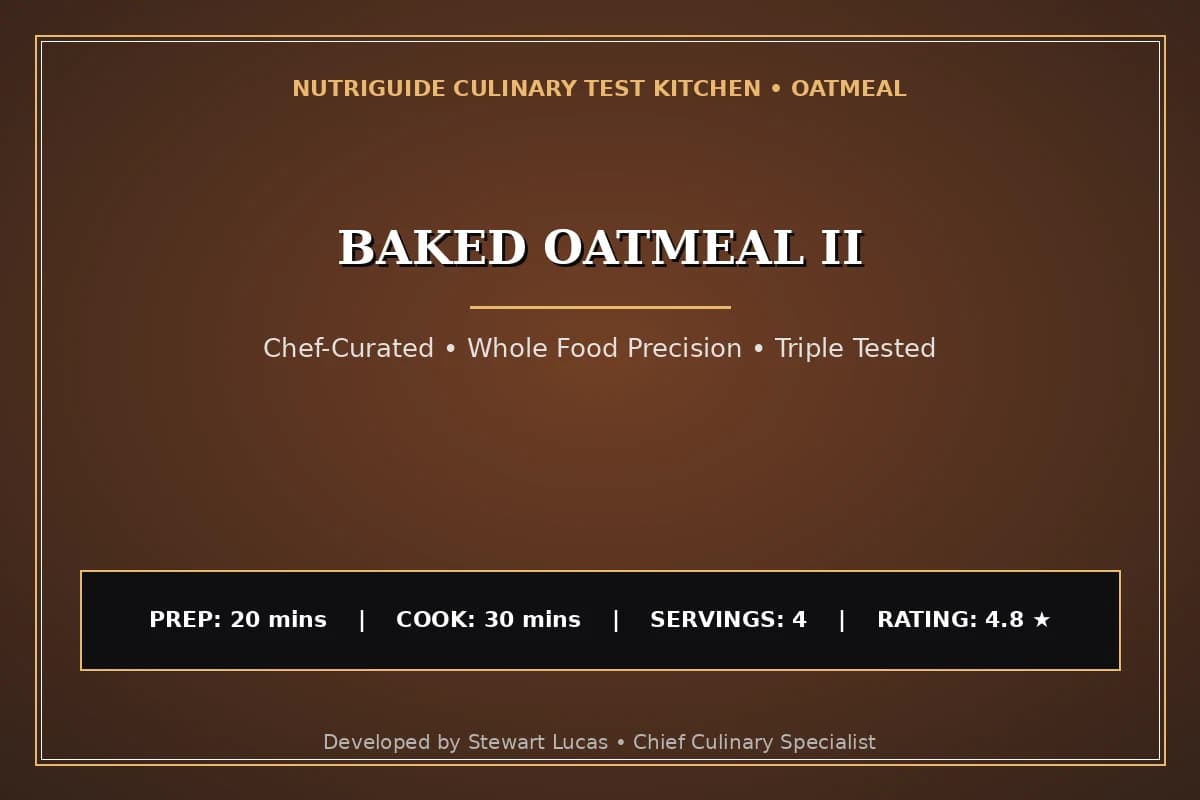 Baked Oatmeal Ii