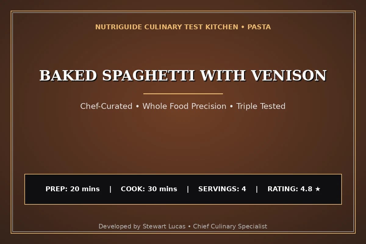 Baked Spaghetti With Venison